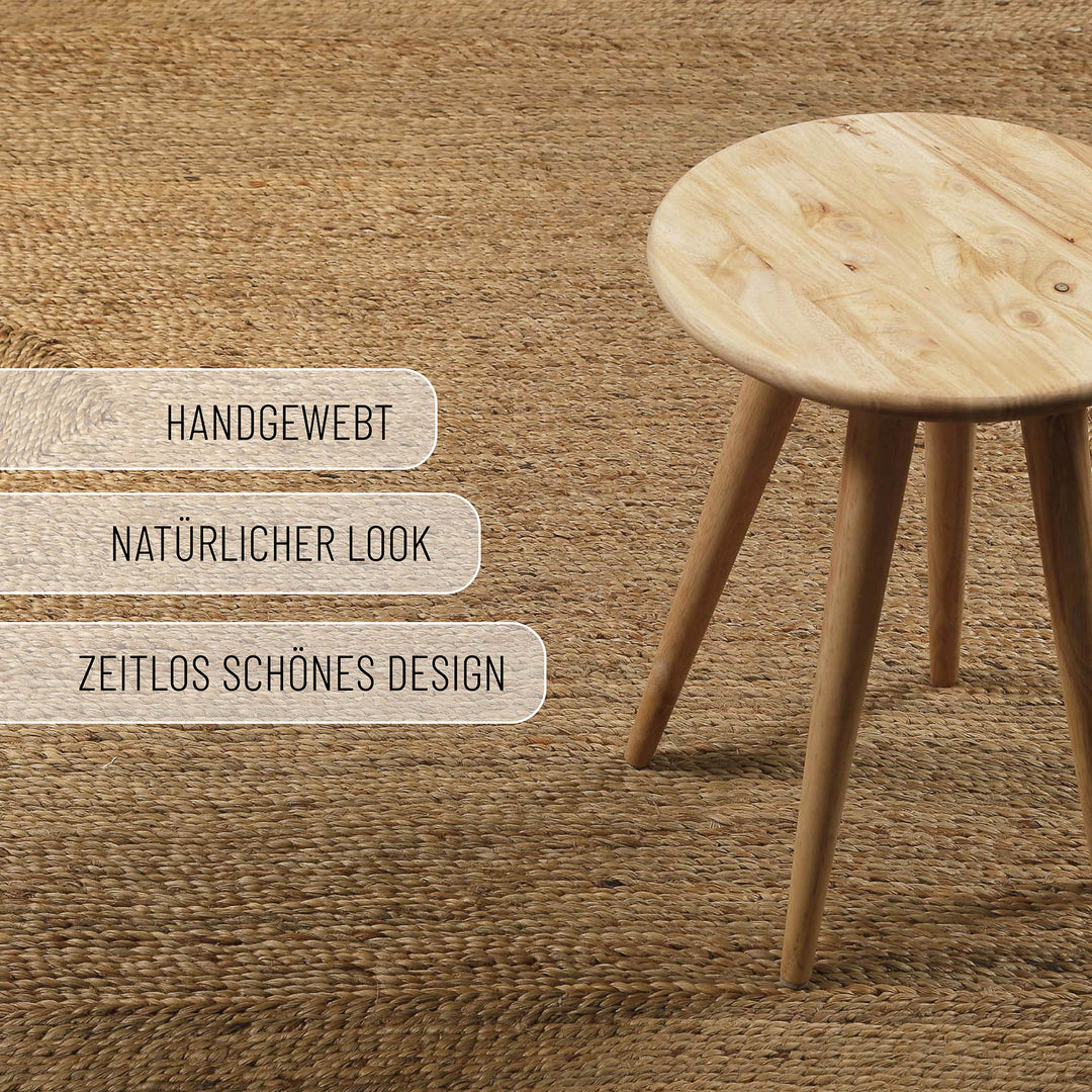 Collins Teppich natur Kurzflor rechteckig