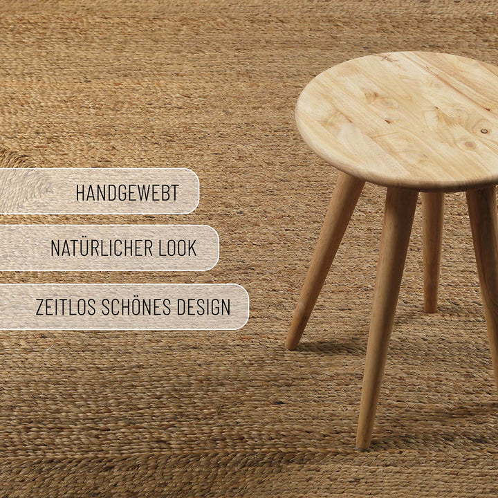 Collins Teppich natur Kurzflor rechteckig