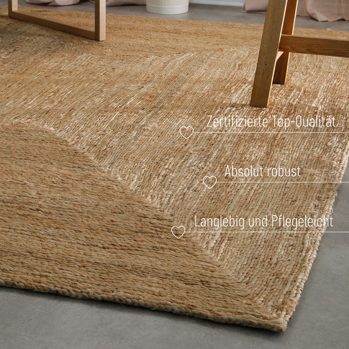 Collins Teppich natur Kurzflor rechteckig