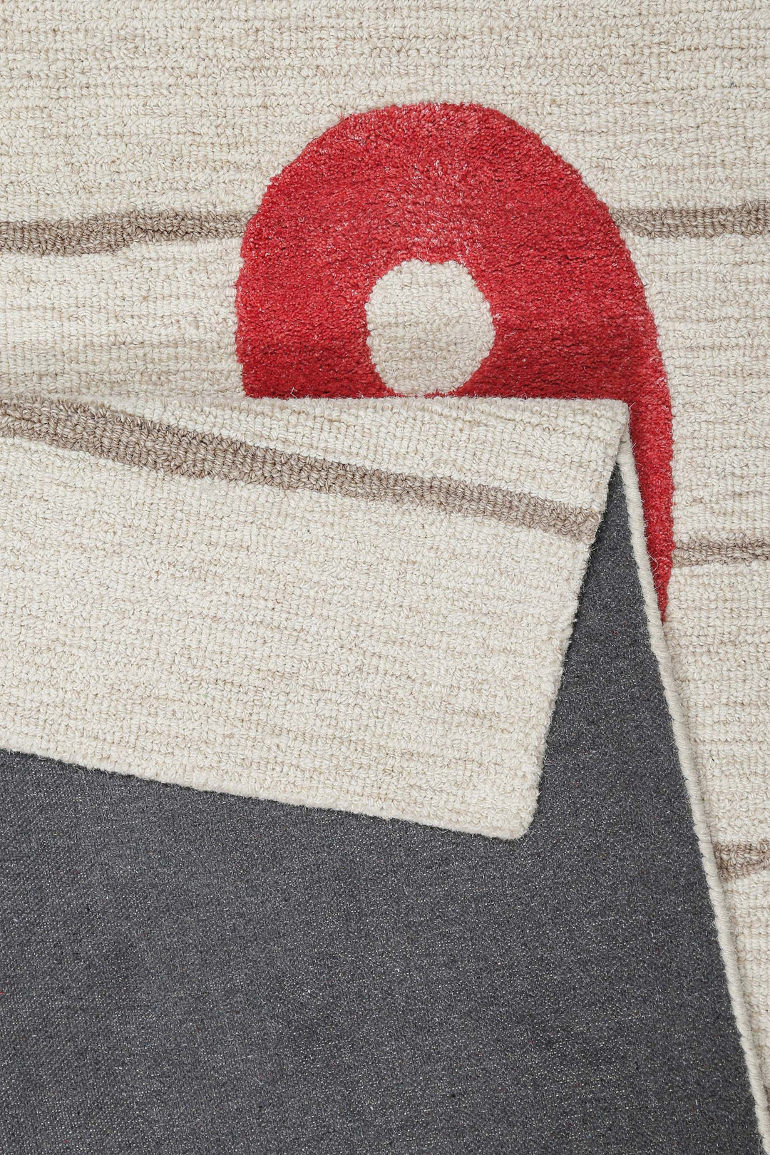 Kinderteppich aus Schurwolle Beige Multi "Countdown" Smart Kids