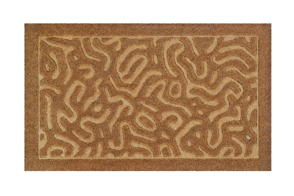 Desert Doodle Fußmatte natur Kurzflor rechteckig