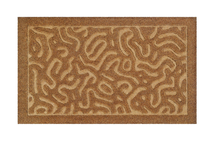 Desert Doodle Fußmatte natur Kurzflor rechteckig