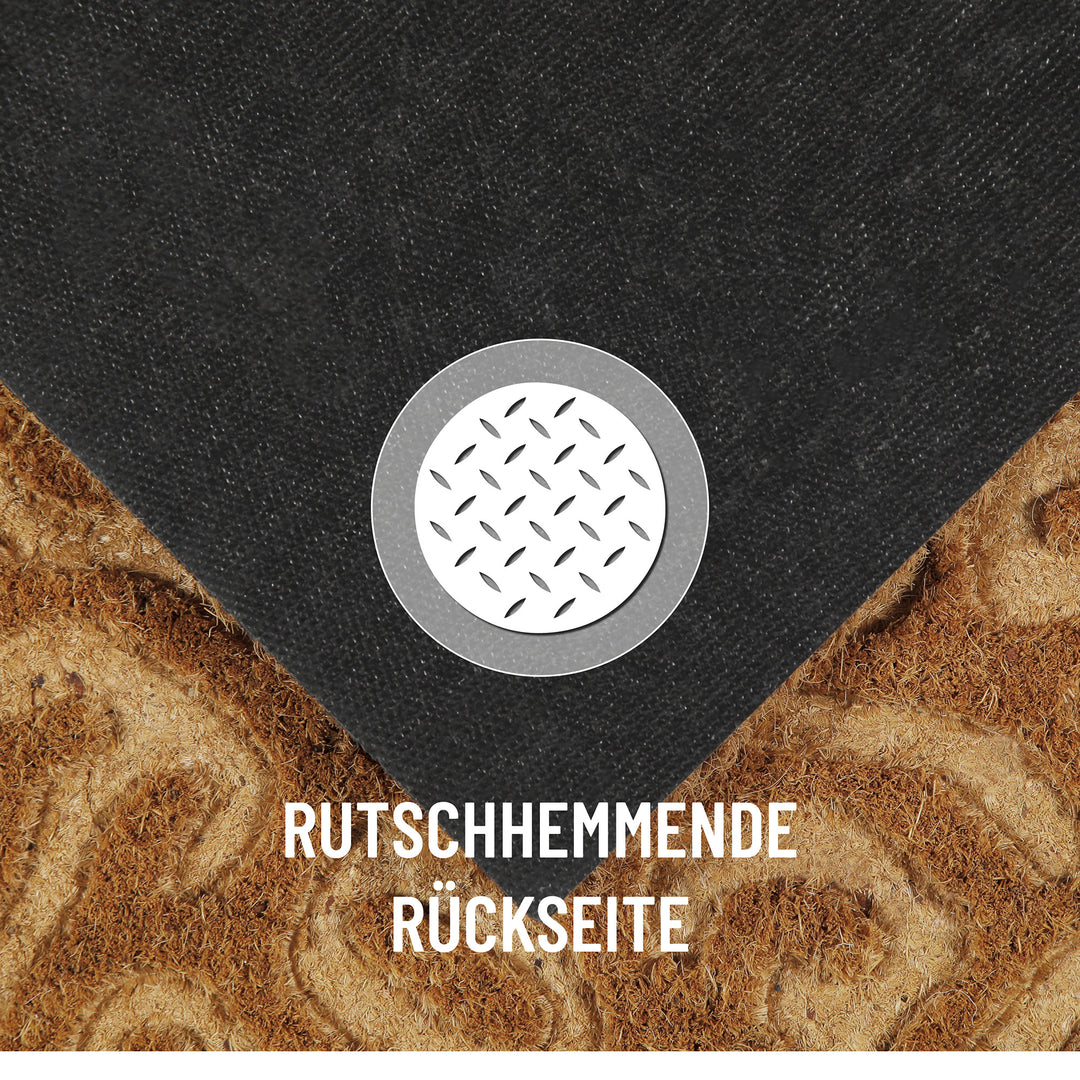 Desert Doodle Fußmatte natur Kurzflor rechteckig