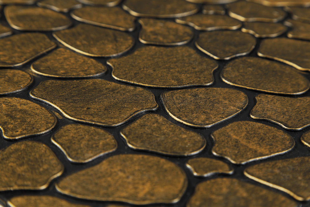 Desert Pebble Fußmatte gold braun Kurzflor rechteckig