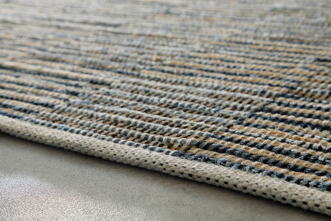 Denim Blues Teppich denim blau Kurzflor rechteckig