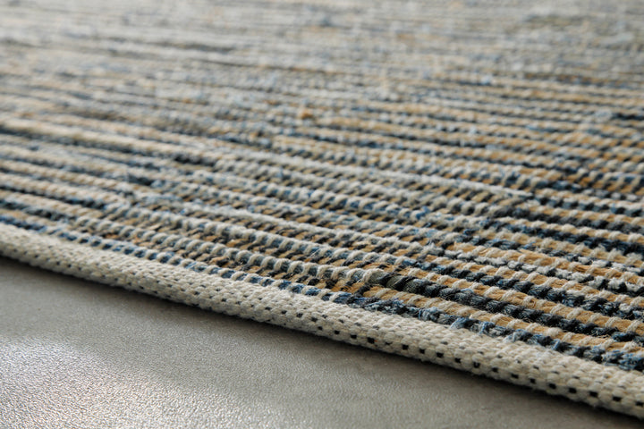 Denim Blues Teppich denim blau Kurzflor rechteckig