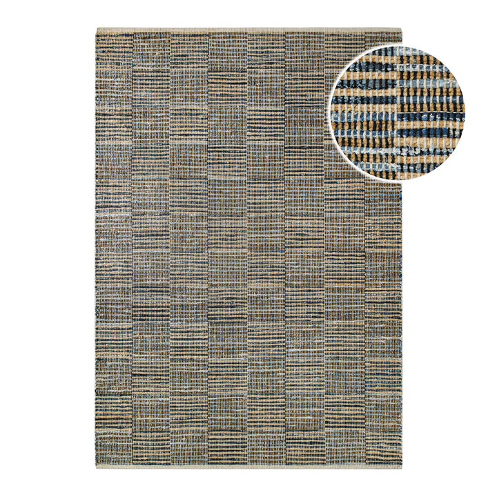 Denim Blues Teppich denim blau Kurzflor rechteckig