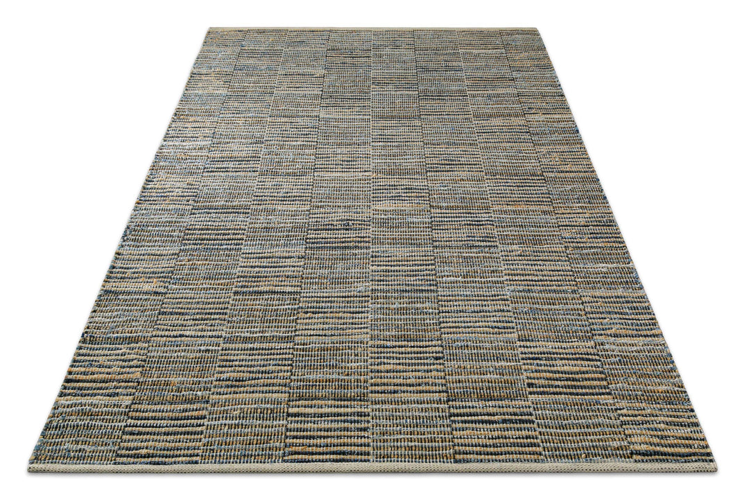 Denim Blues Teppich denim blau Kurzflor rechteckig