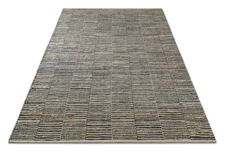 Denim Blues Teppich denim blau Kurzflor rechteckig