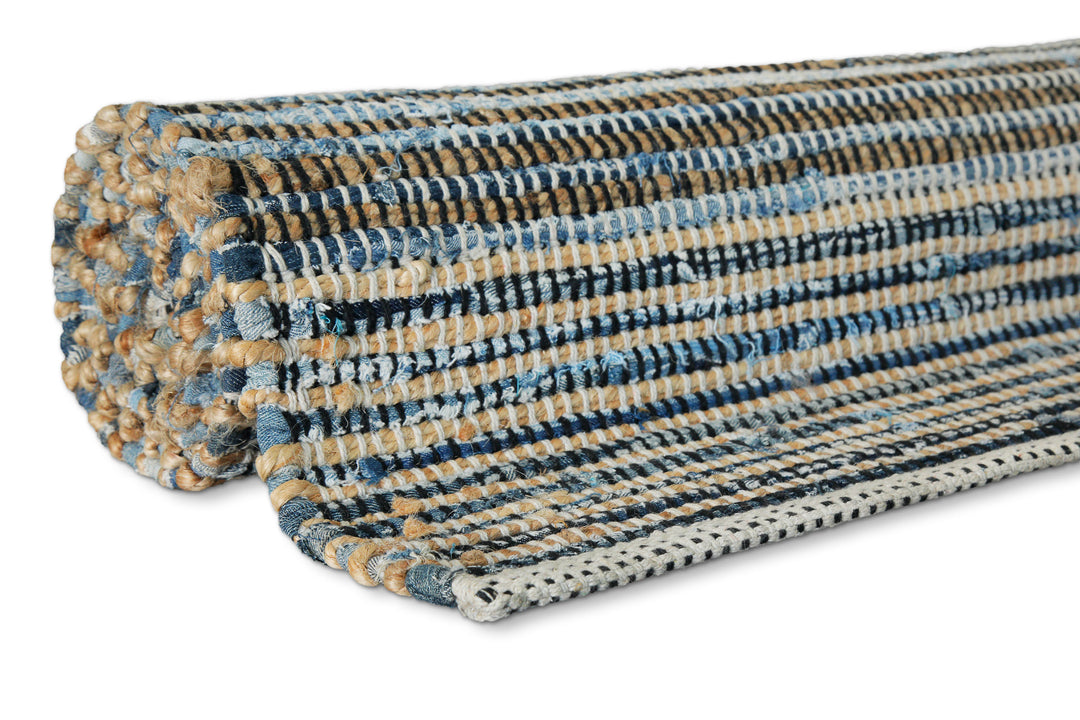 Denim Feels Teppich denim blau Kurzflor rechteckig