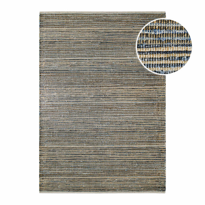 Denim Feels Teppich denim blau Kurzflor rechteckig