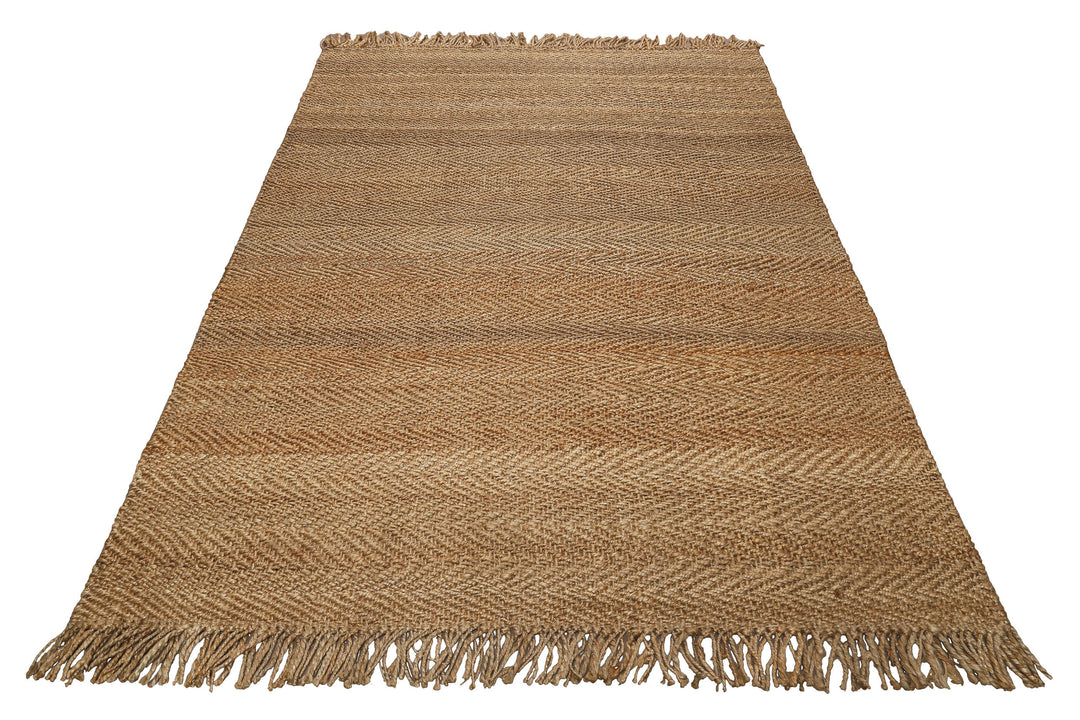 Dhurry Teppich natur Kurzflor rechteckig