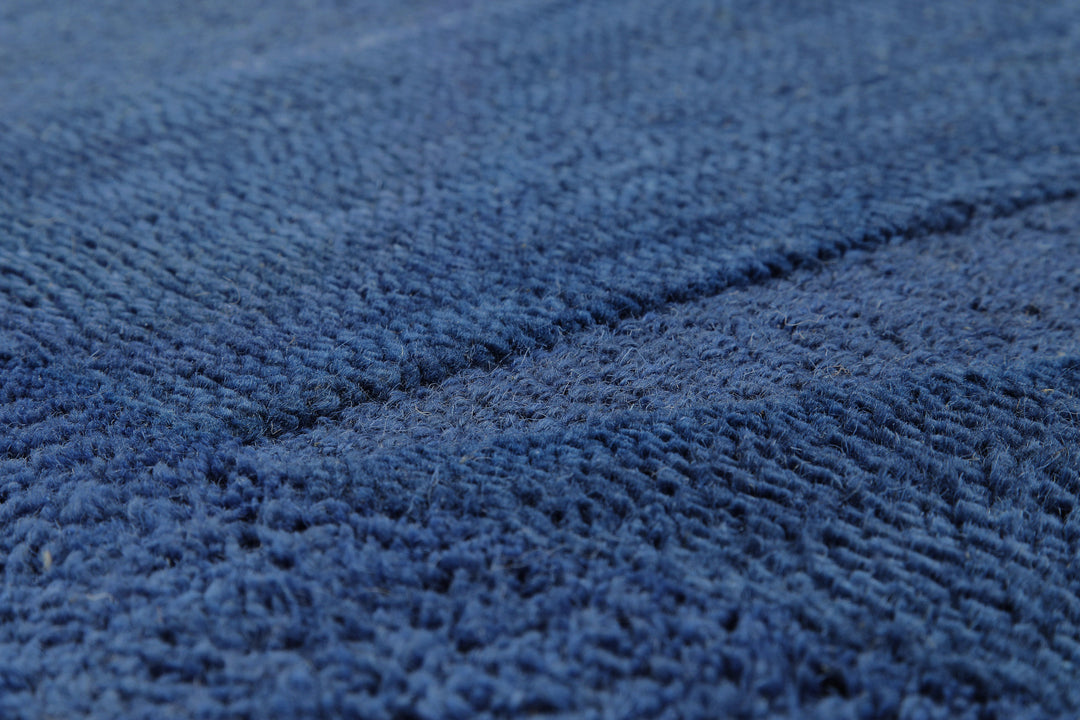 Kurzflorteppich Dodo Kobalt Blau