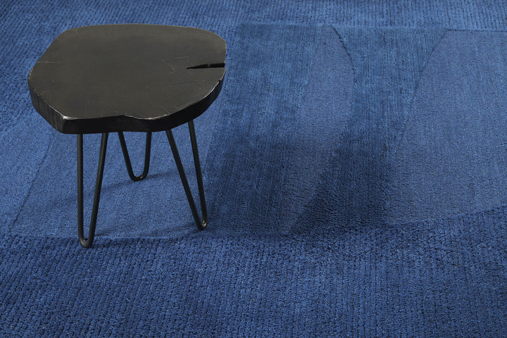 Kurzflorteppich Dodo Kobalt Blau