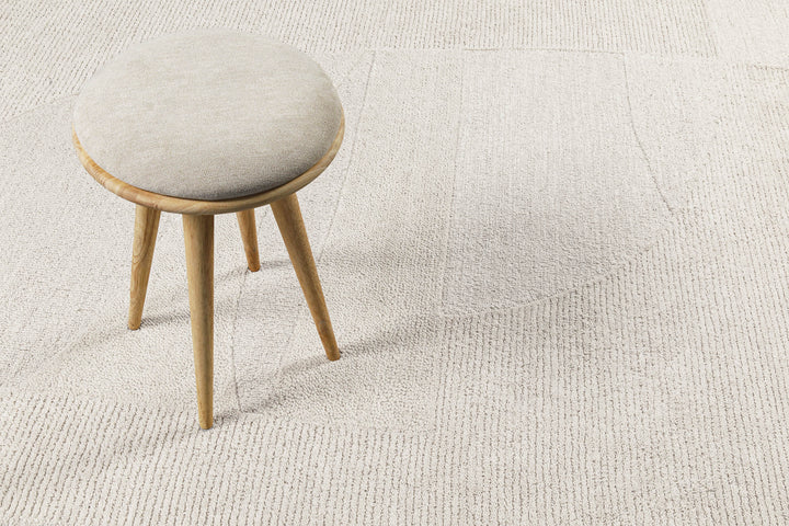 Kurzflorteppich Dodo Creme Weiß