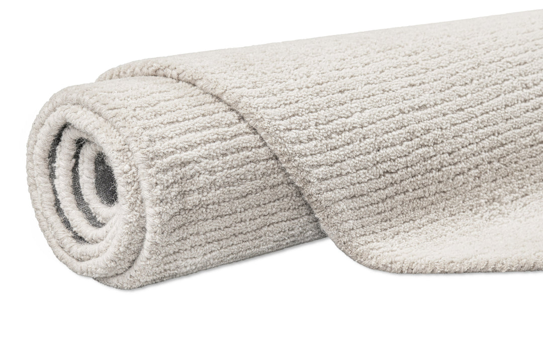 Kurzflorteppich Dodo Creme Weiß