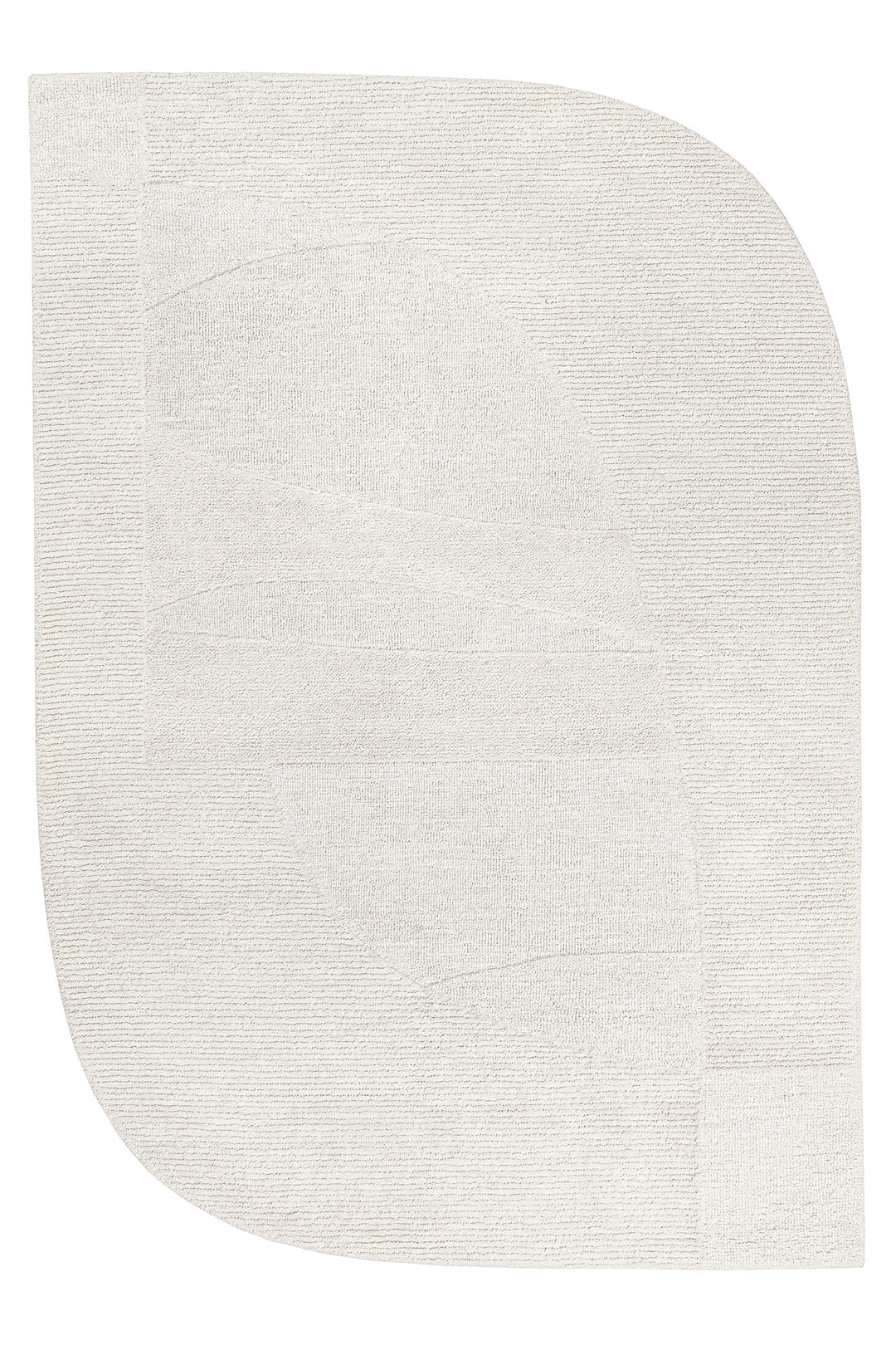 Kurzflorteppich Dodo Creme Weiß