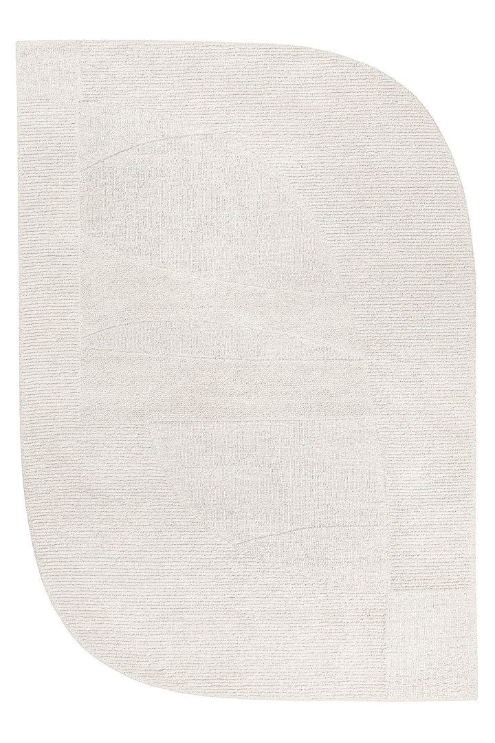 Kurzflorteppich Dodo Creme Weiß