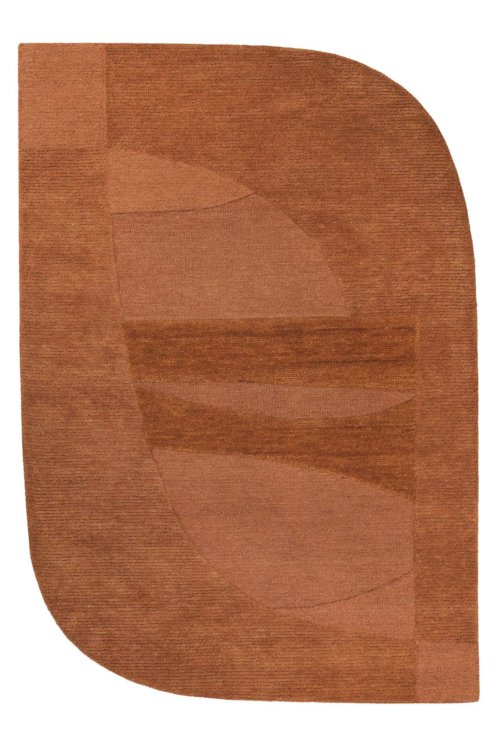 Kurzflorteppich Dodo Lehm Braun