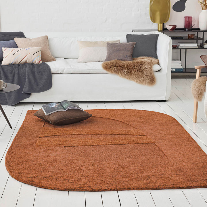 Kurzflorteppich Dodo Lehm Braun