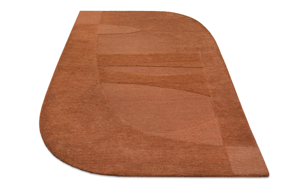 Kurzflorteppich Dodo Lehm Braun
