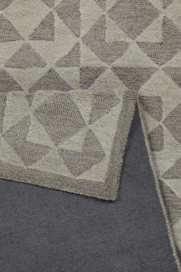 Downtown Teppich taupe Kurzflor rechteckig