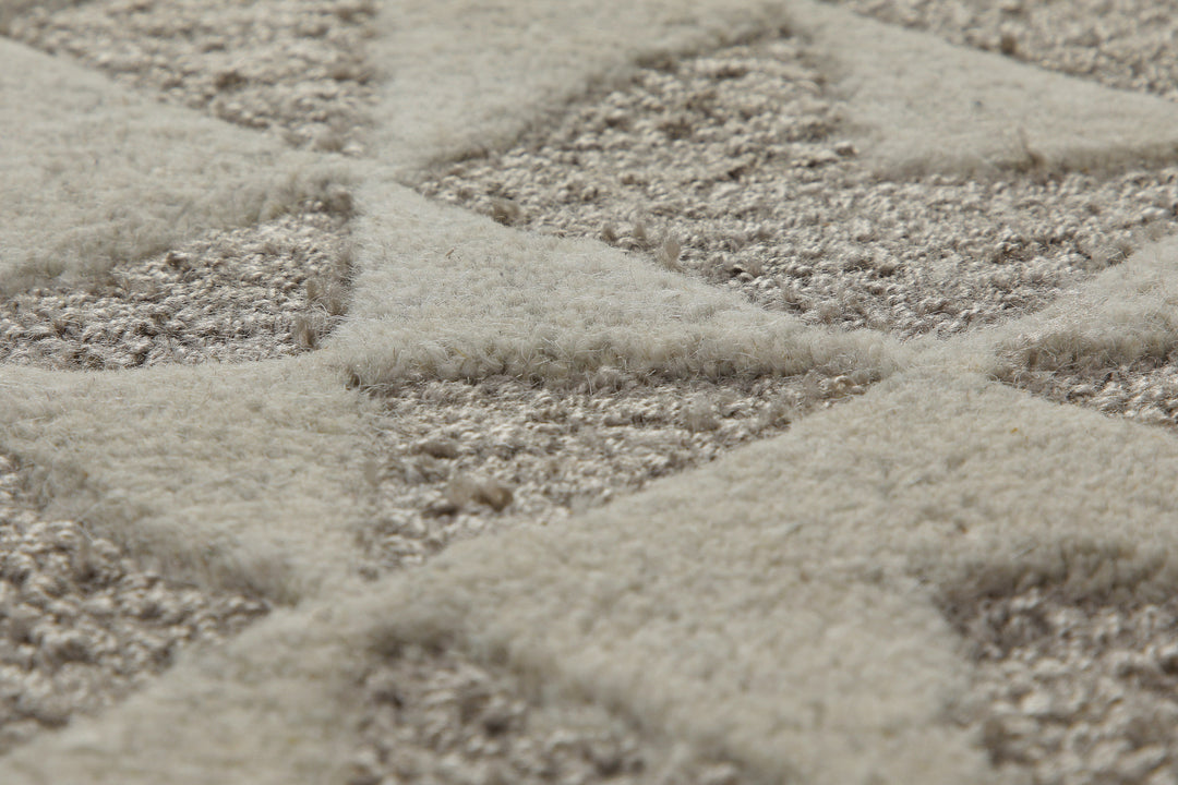 Downtown Teppich taupe Kurzflor rechteckig