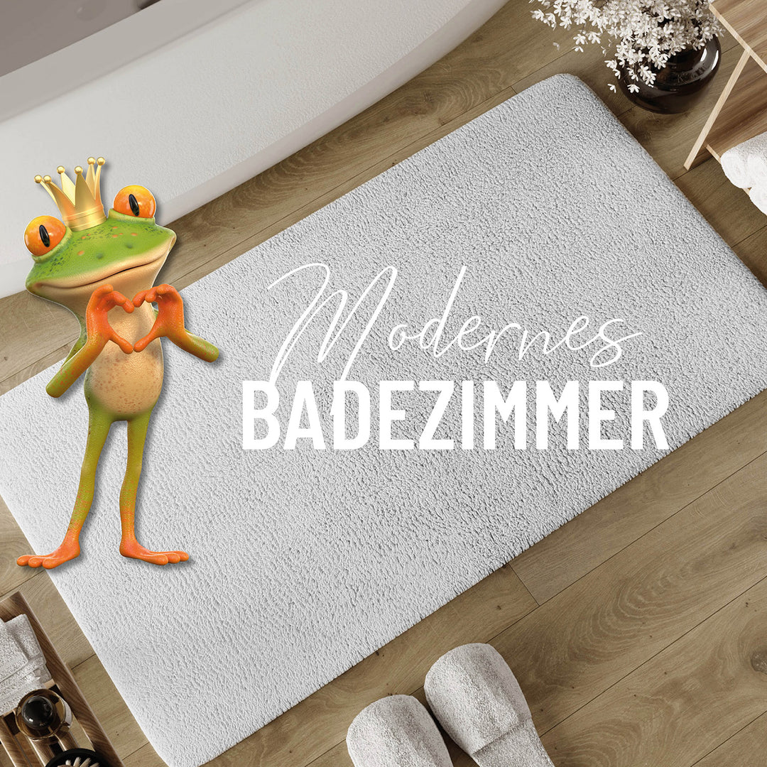 Badteppich Weiß "Erik" WECONhome Basics