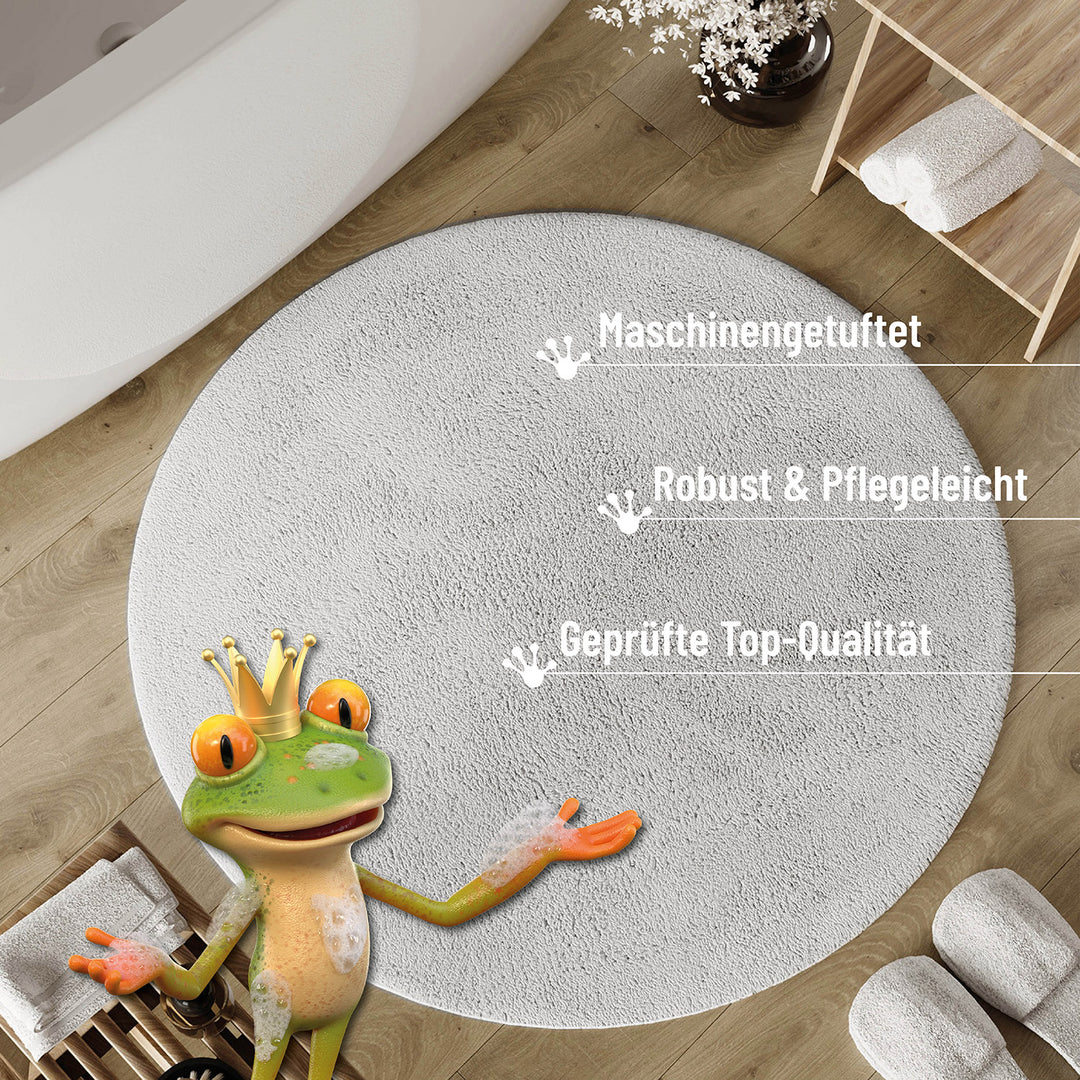 Badteppich Weiß Erik WECONhome Basics online kaufen