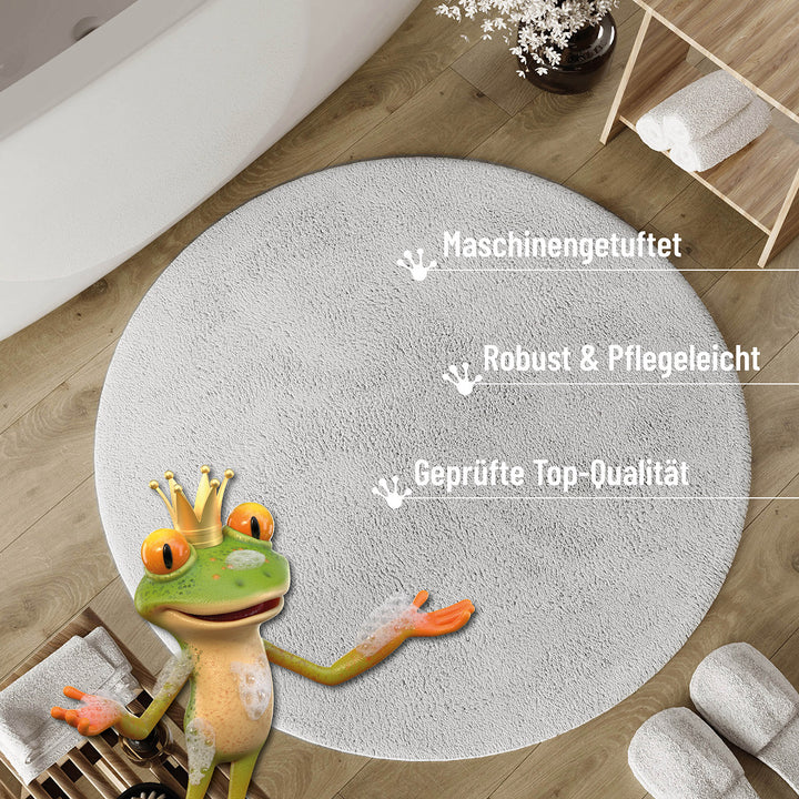 Badteppich Weiß "Erik" WECONhome Basics