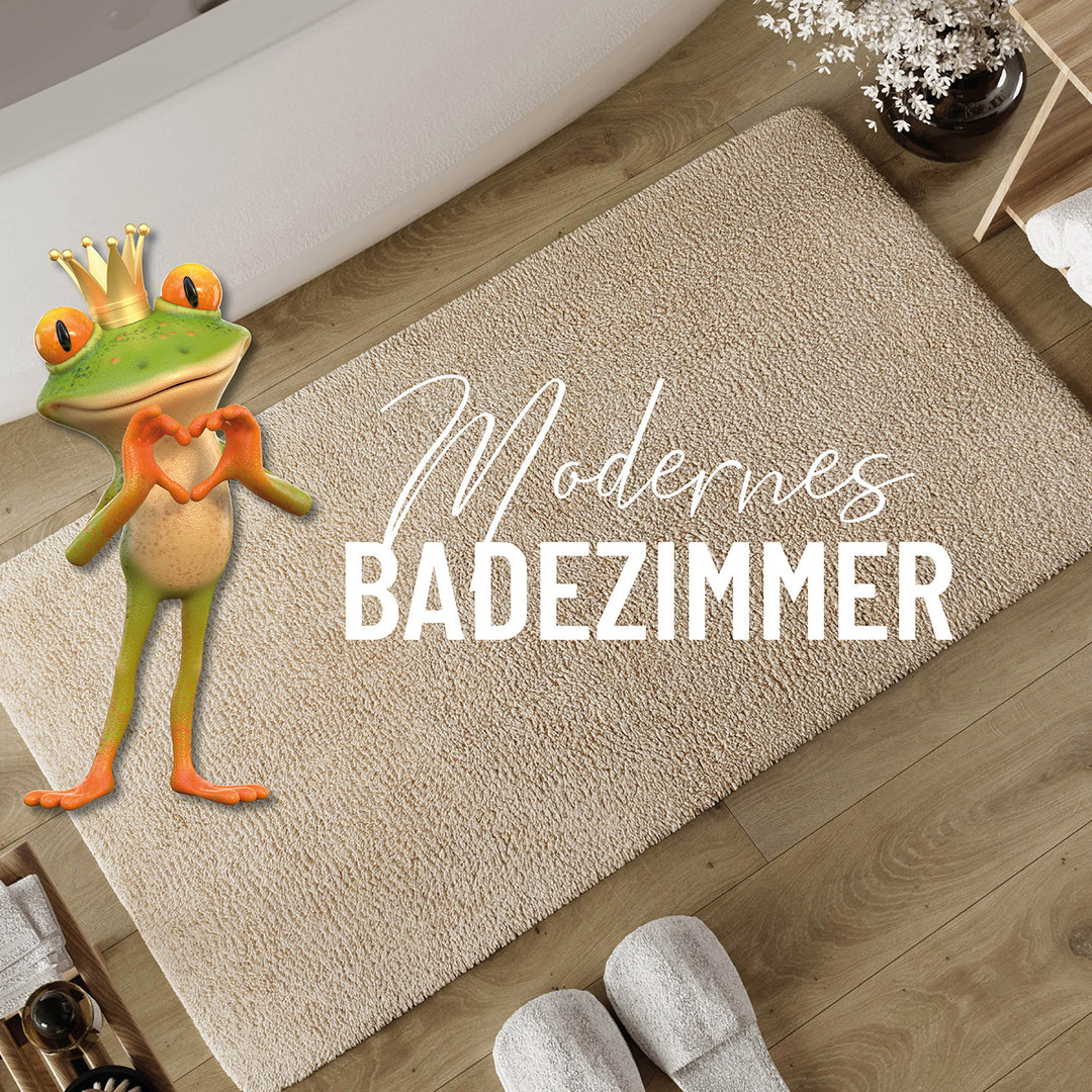 Badteppich Beige "Erik" WECONhome Basics