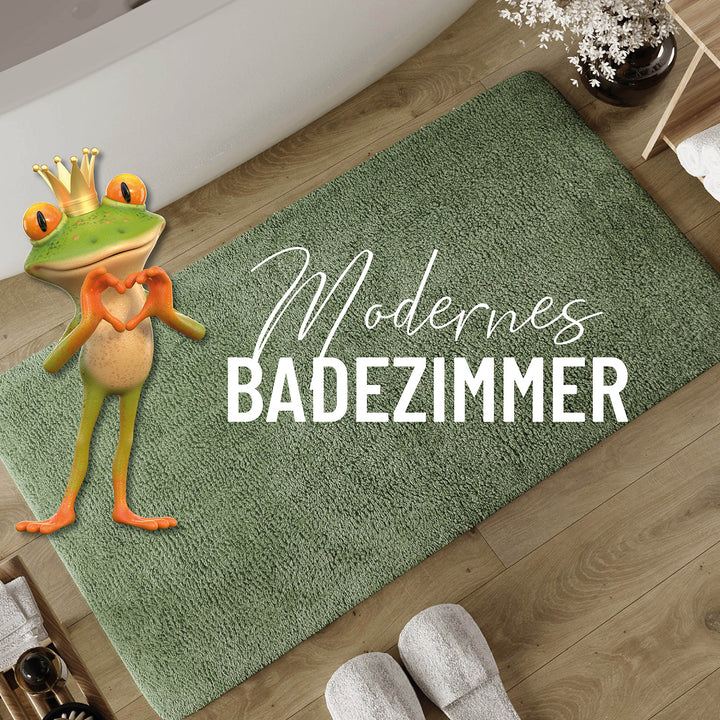 Badteppich Grün "Erik" WECONhome Basics