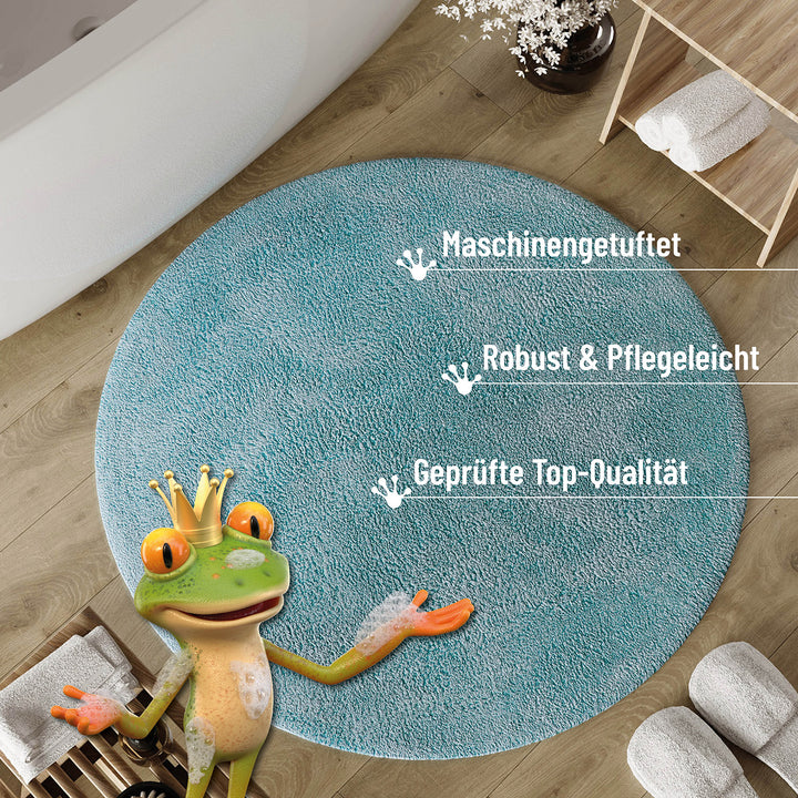 Badteppich Rauch Blau "Erik" WECONhome Basics