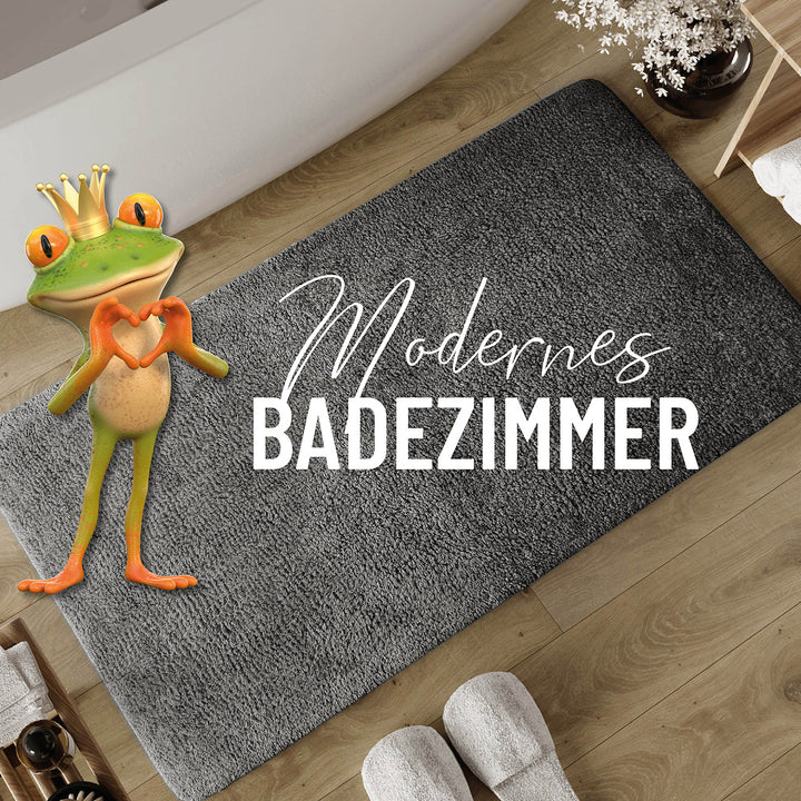 Badteppich Granit Grau "Erik" WECONhome Basics