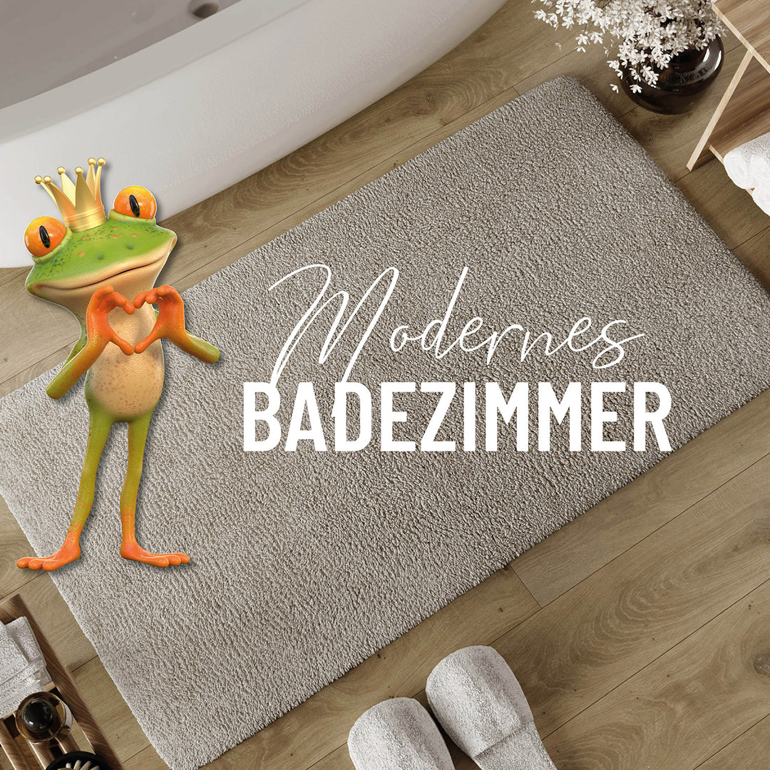 Badteppich Greige "Erik" WECONhome Basics