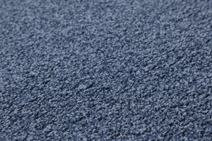 Campus Teppich blau Hochflor rechteckig