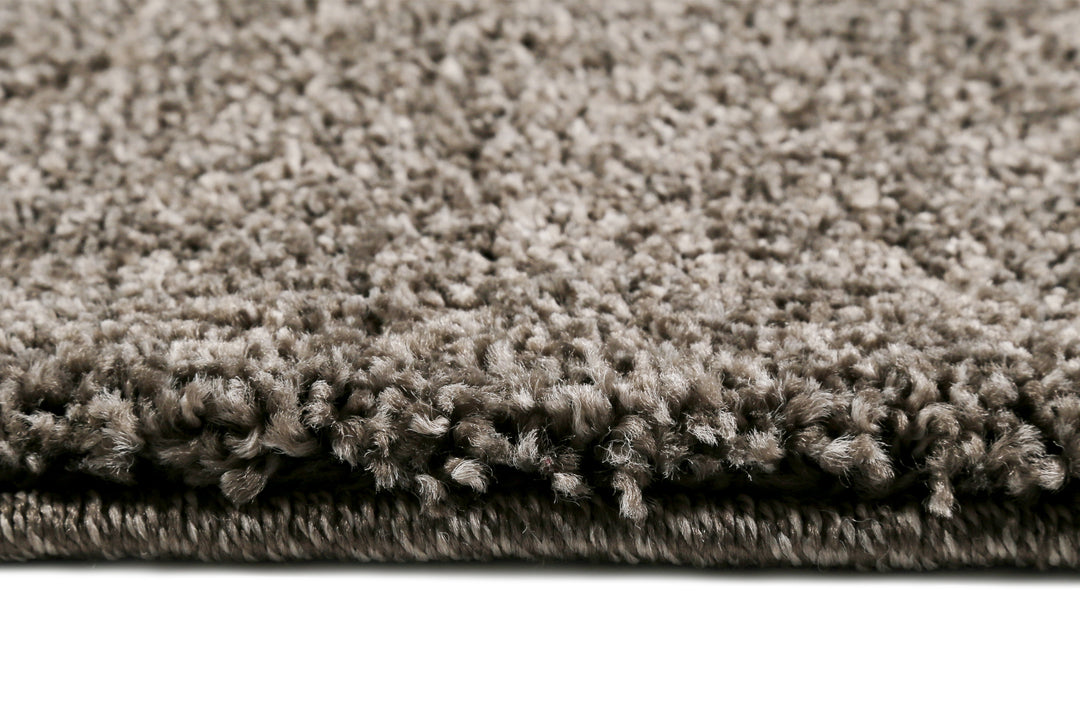 Campus Teppich braun Hochflor rechteckig