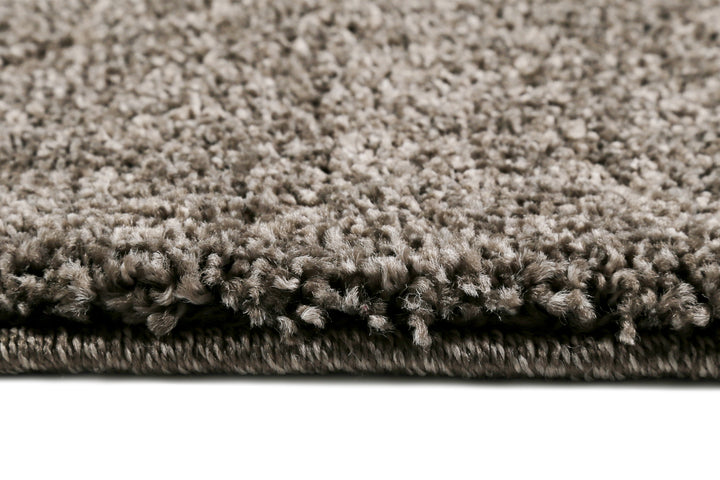 Campus Teppich braun Hochflor rechteckig