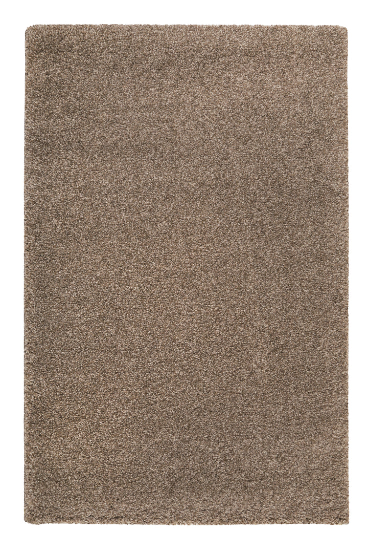 Campus Teppich braun Hochflor rechteckig