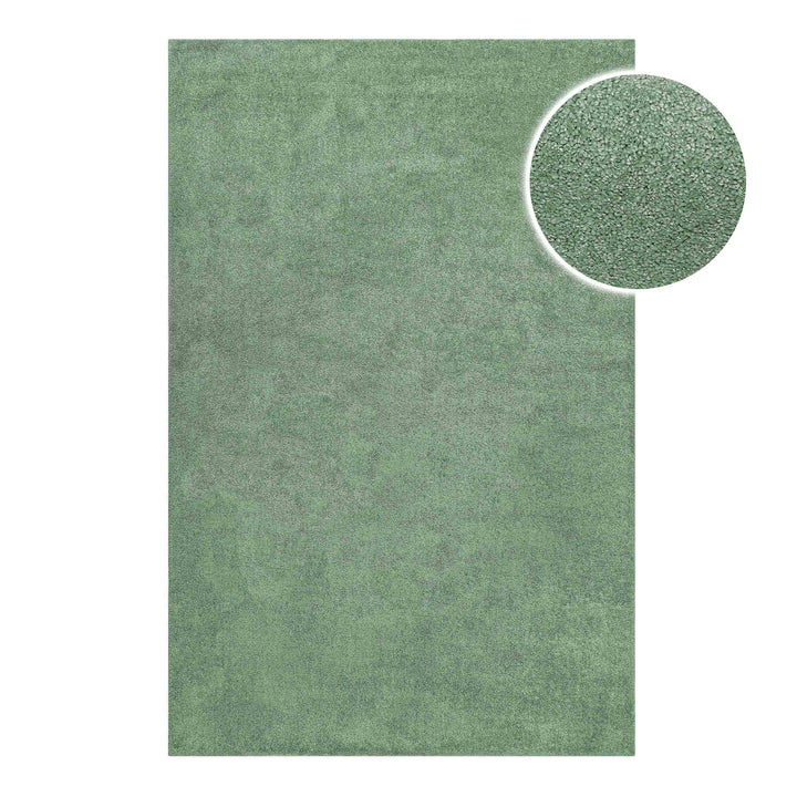 Esprit Teppich Mint Grün Kurzflor soft und weich "Campus"