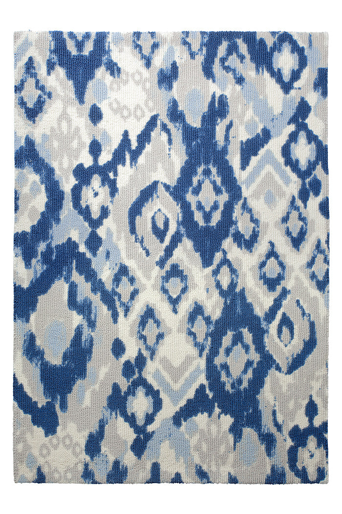 Cove Teppich blau Kurzflor rechteckig