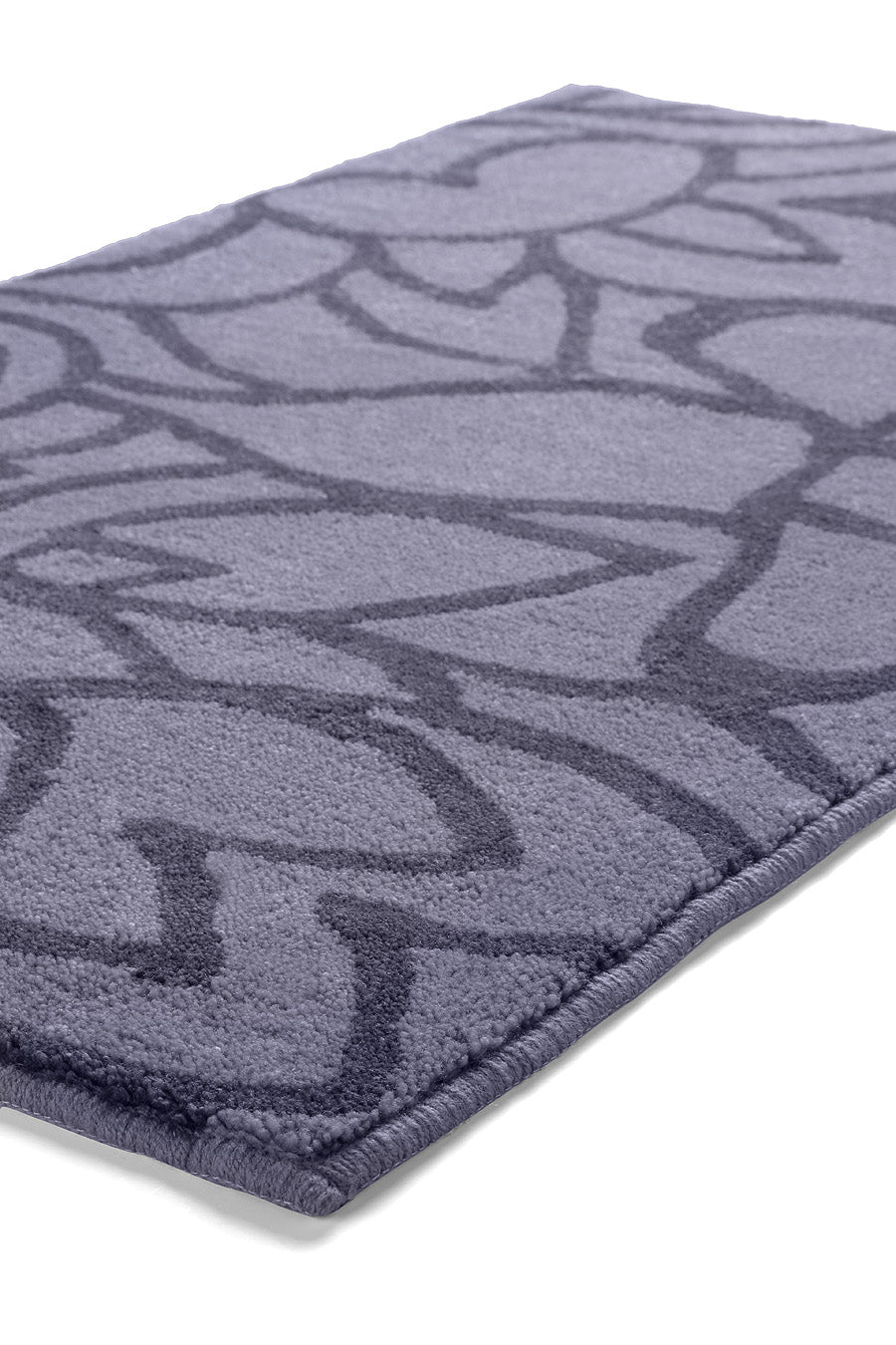 Flower Shower Badteppich grau Kurzflor rechteckig
