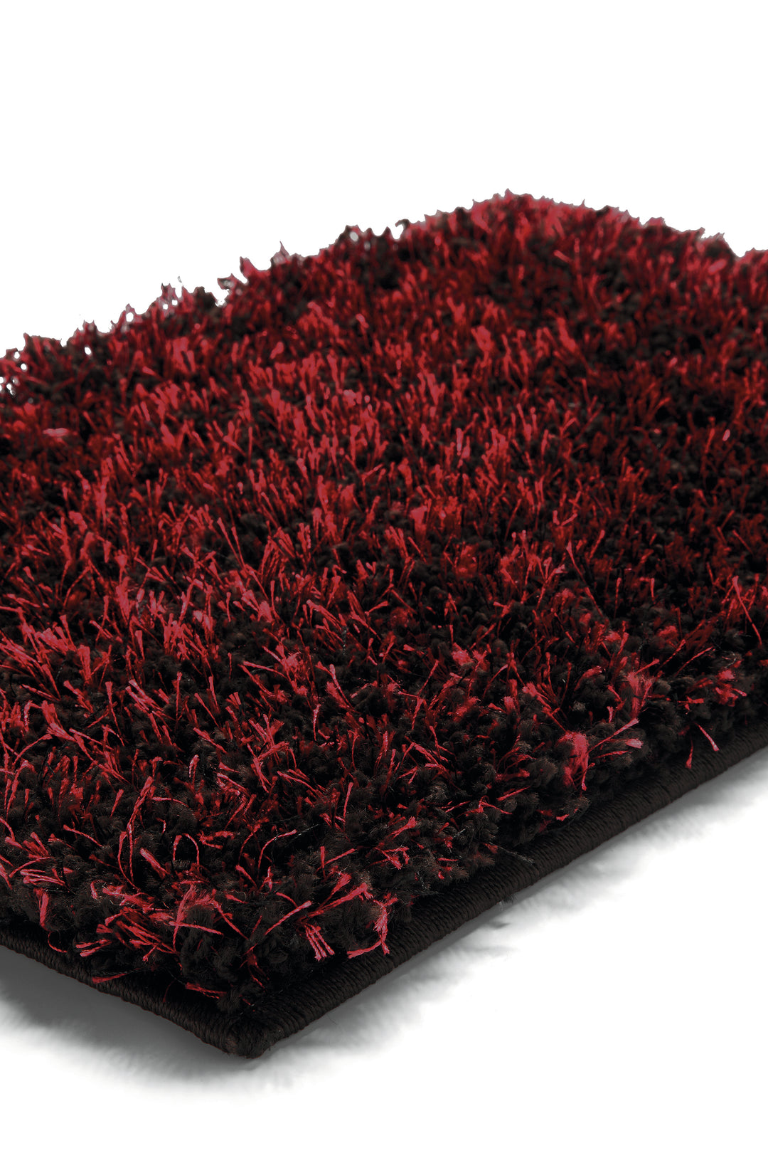 Cosy Glamour 2.0 Teppich rot braun Hochflor rechteckig
