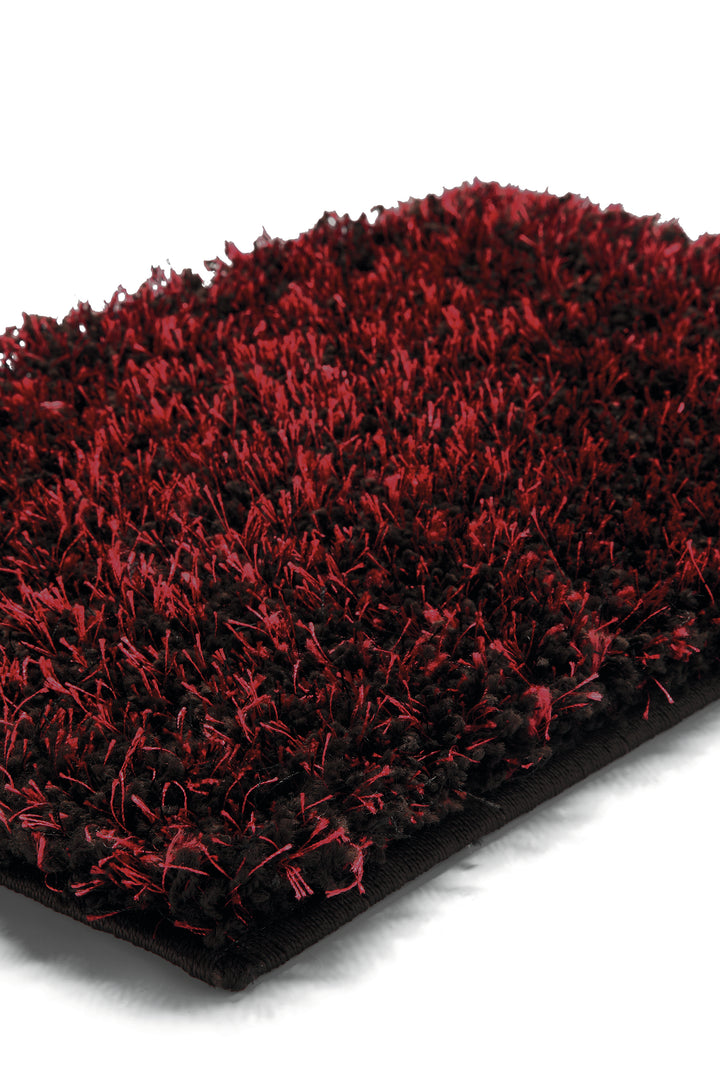 Cosy Glamour 2.0 Teppich rot braun Hochflor rechteckig