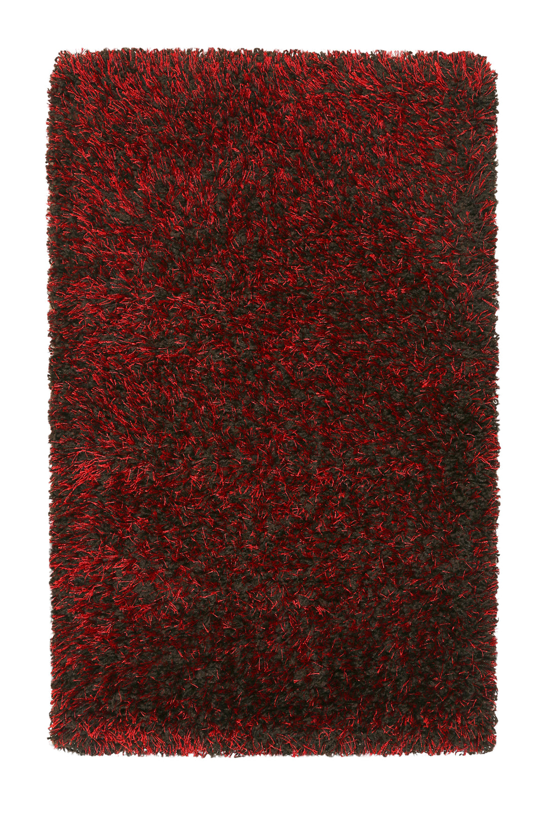 Cosy Glamour 2.0 Teppich rot braun Hochflor rechteckig