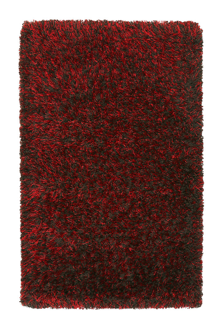 Cosy Glamour 2.0 Teppich rot braun Hochflor rechteckig