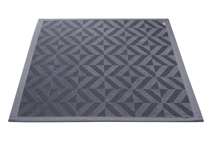 Kaleidoscope Badteppich grau Kurzflor rechteckig