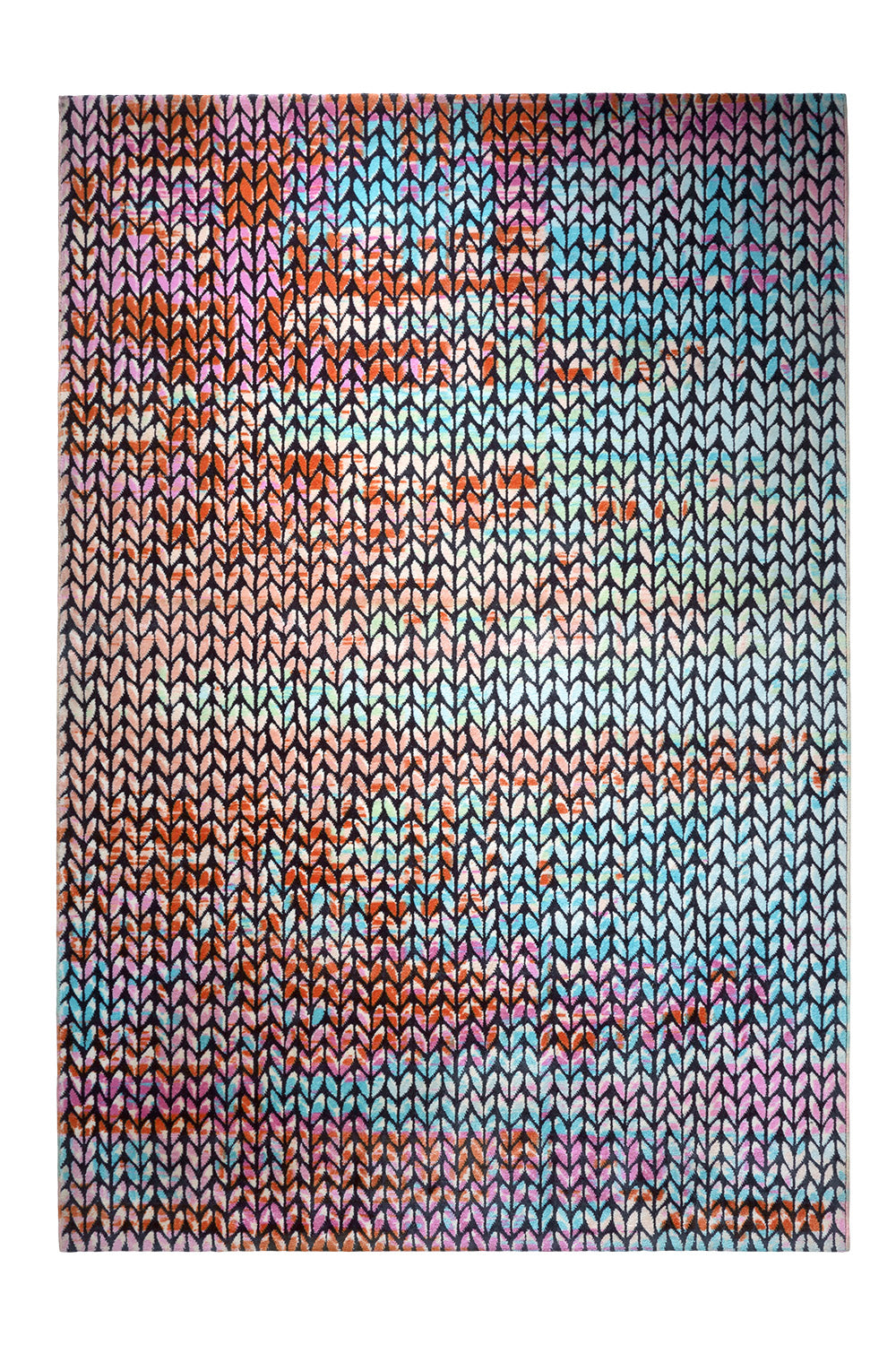 Dizzy Teppich orange Kurzflor rechteckig