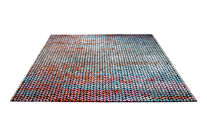 Dizzy Teppich orange Kurzflor rechteckig