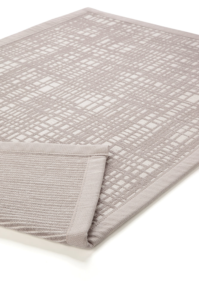 Graficule Badteppich beige Kurzflor rechteckig